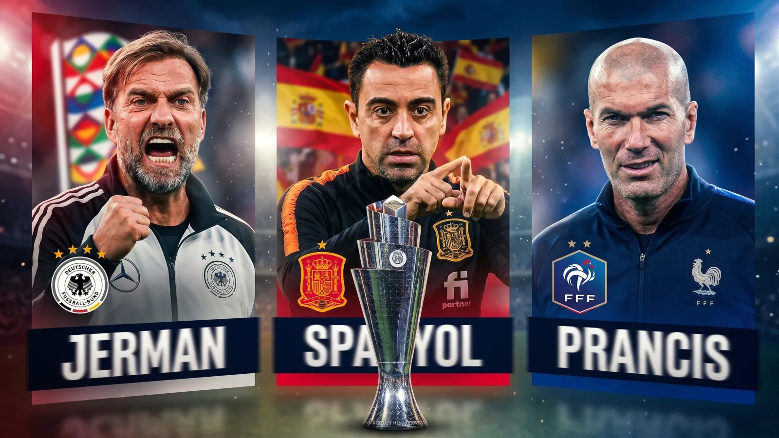 Era Baru UEFA Nations League: Debut Klopp, Xavi, dan Zidane di Timnas