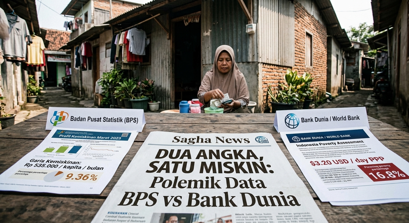 Dua Angka, Satu Miskin: BPS vs Bank Dunia