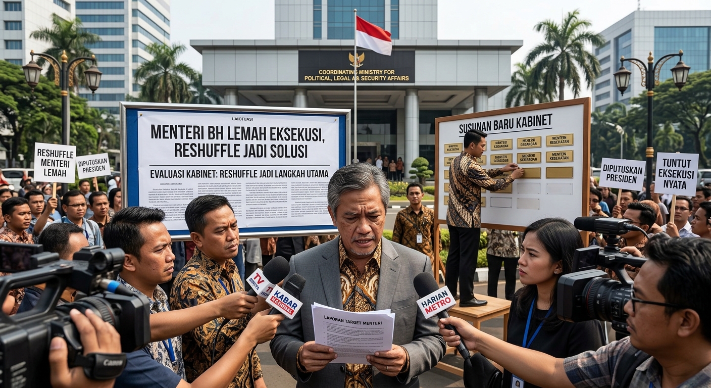 Menteri Lemah Eksekusi, Reshuffle Jadi Solusi