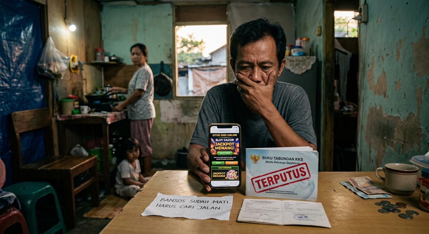 Judi Online Dibalik Bansos yang Terputus
