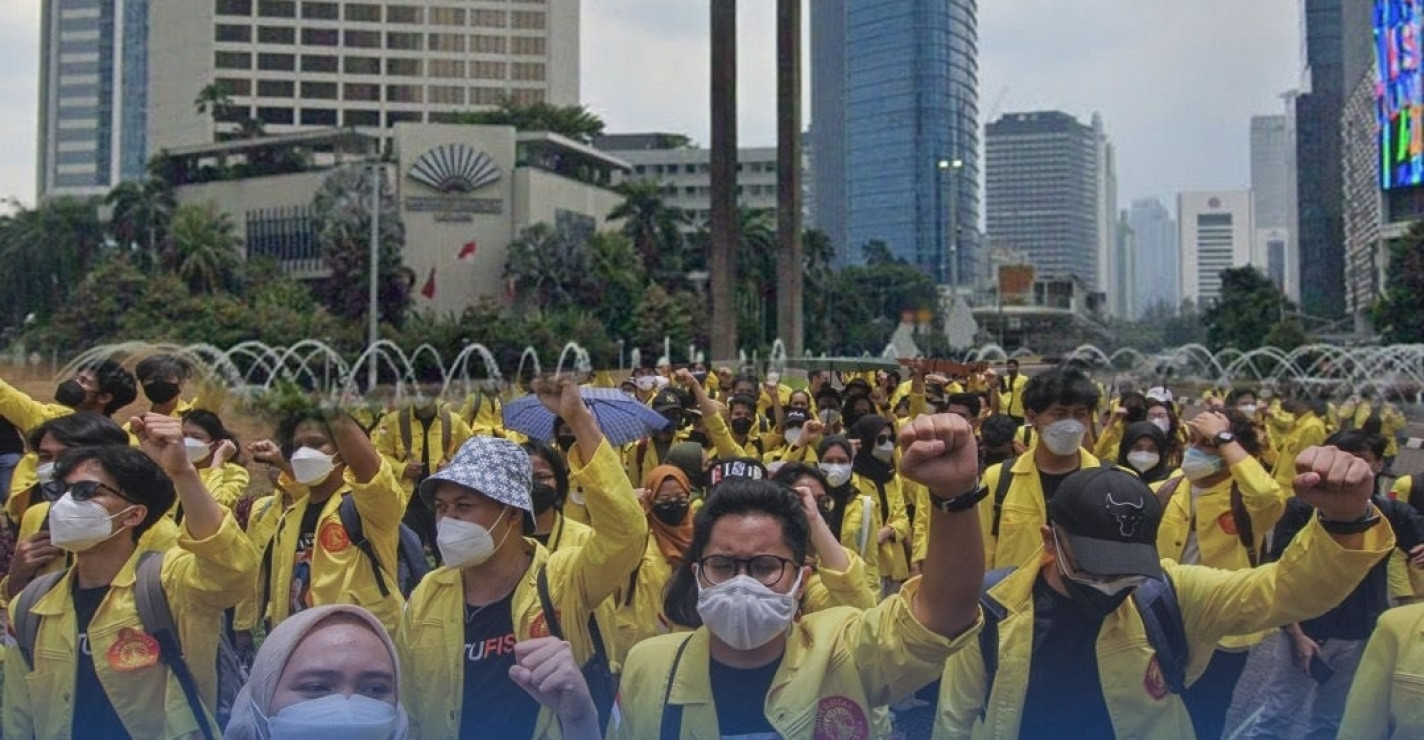 Gelombang Protes Mahasiswa di Jantung Ibu Kota